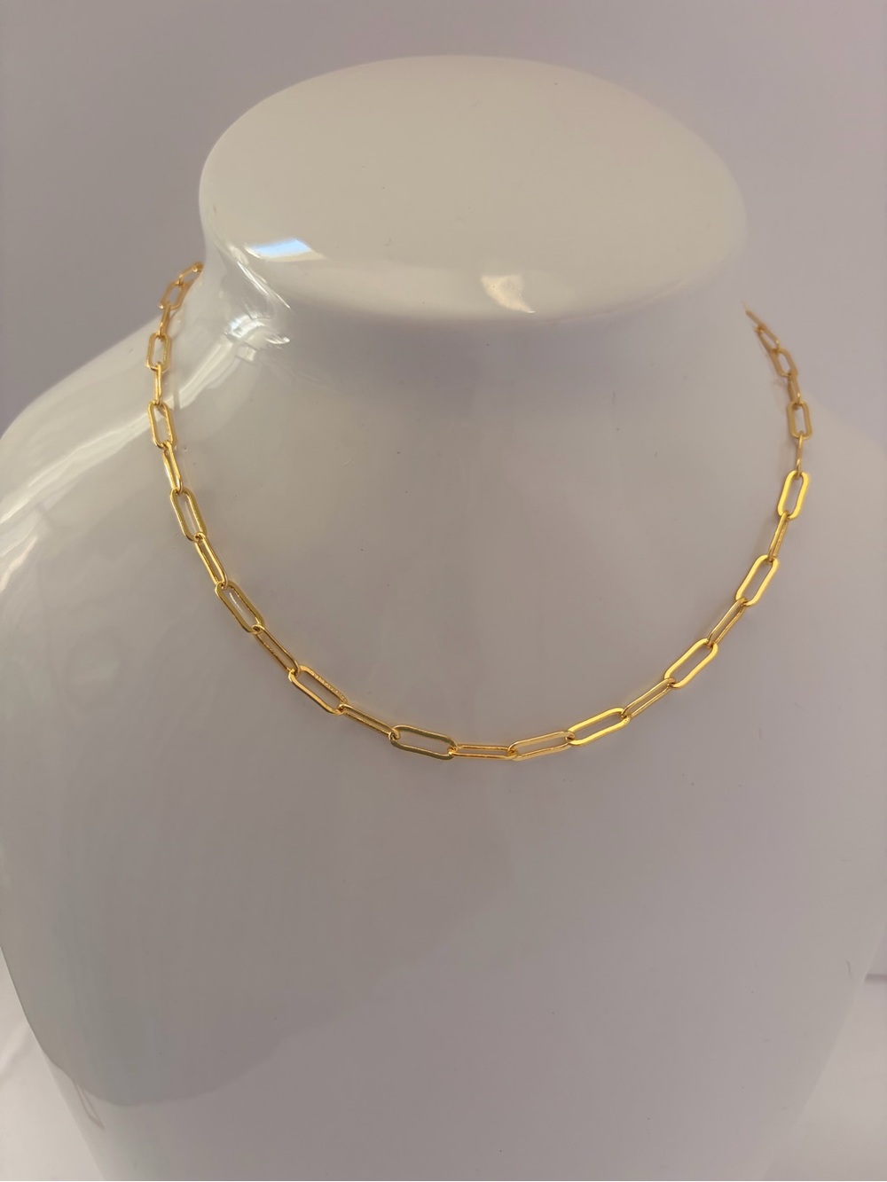 EVRY Gold Necklace - Polished Gold Finish